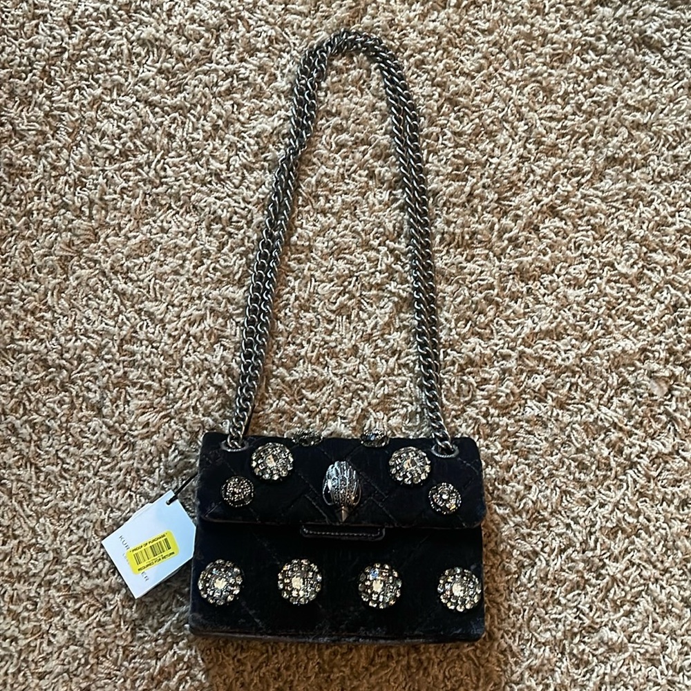 NWT Kurt Geiger London velvet purse